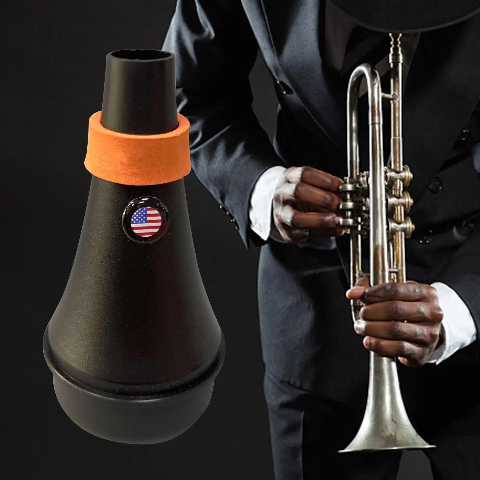 Universal Trumpet Practice Mute Sound Weaken Portable Useful Sound Silencer Cornet Trumpet Mute Silent for Musical Instrument