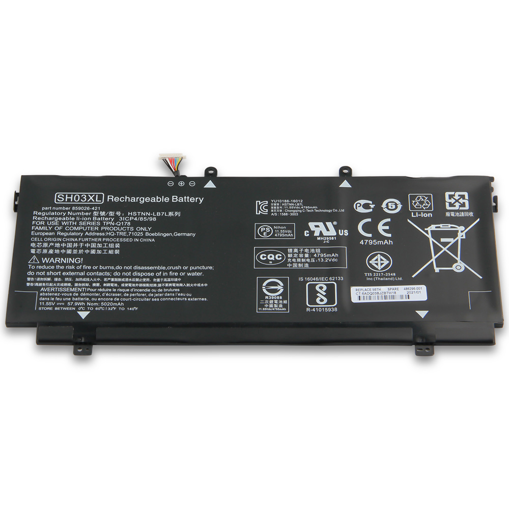 SH03XL, TPN-Q178, X360, CN03XL, HSTNN-LB7L, 13-W020TU, 13-AC013TU, bateria nova