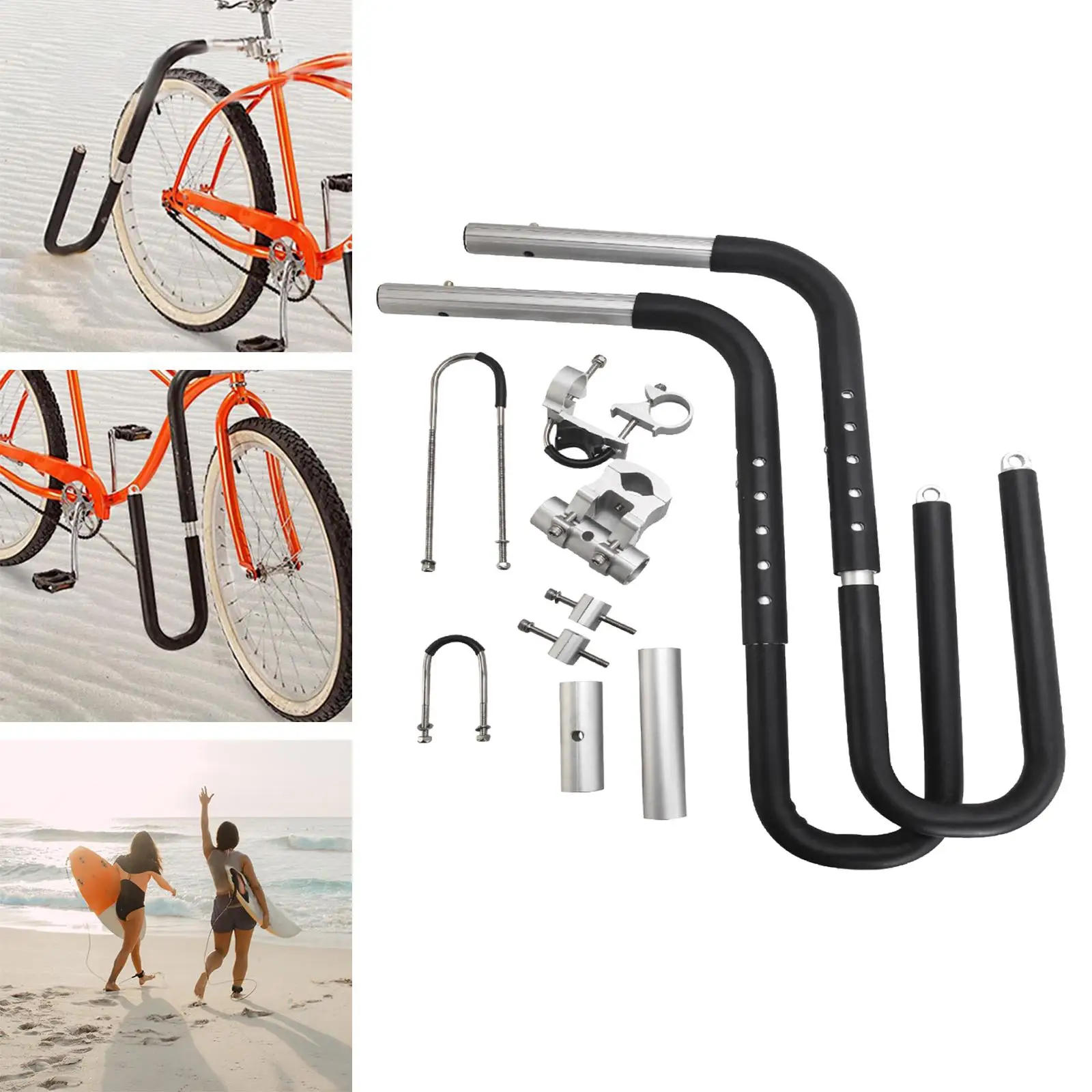 Universal Motorcycle Surfboard Carrying Holder Frame Portable Bicycle Surfing Board Wakeboard Carrier Mount Racks Accessories