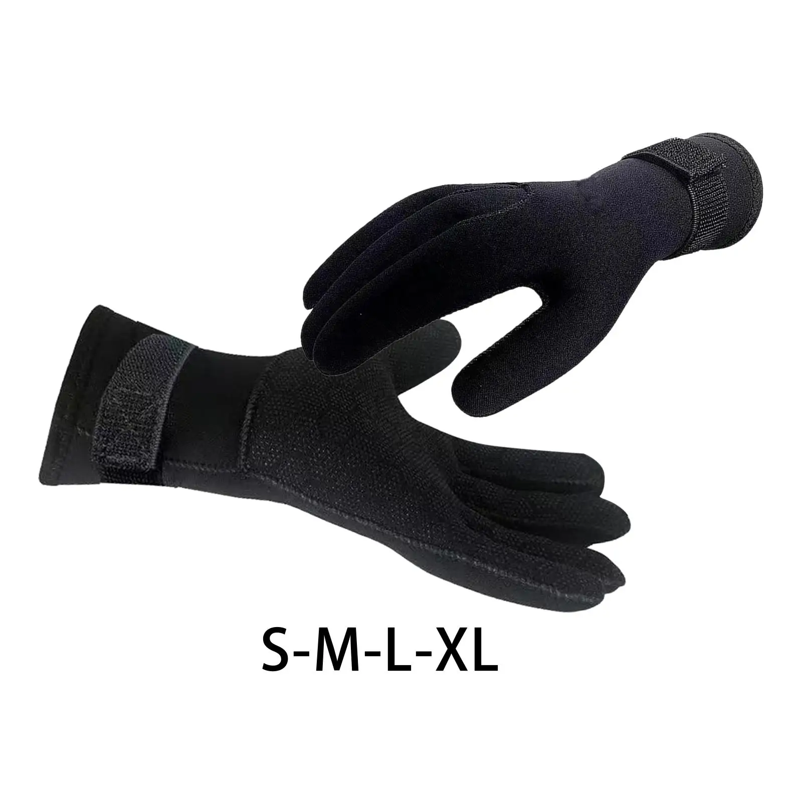 5mm Diving Gloves Non- Double- Warm Snorkeling Stab-Resistant Surf Wetsuit Gloves for  Sports Scuba-Diving Spearfishing Adults