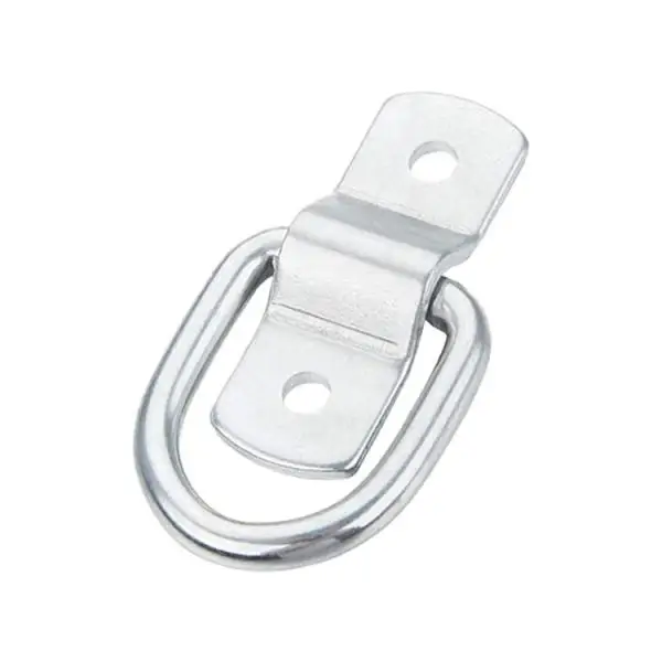 D Ring Cargo Lashing Lifting Ring Anchor Surface Mount Car Fastener Clip for Trucks Trailers Boat RV Campers Vans