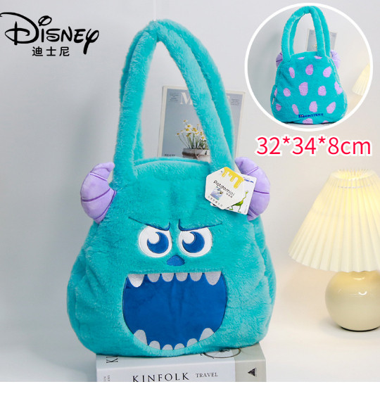 Disney Sully with Monsters Inc Mike Cosplay Double Strap Plush Backpack  Anime Cartoon Sulley James P. Sullivan Bookbag - AliExpress