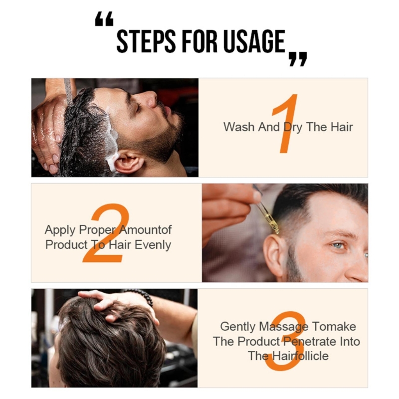 Description Picture 4 of itemHair Essential Oil Fast Hair Growth Products Hair Loss Essential Liquid Natural Plant Nourishing Scalp