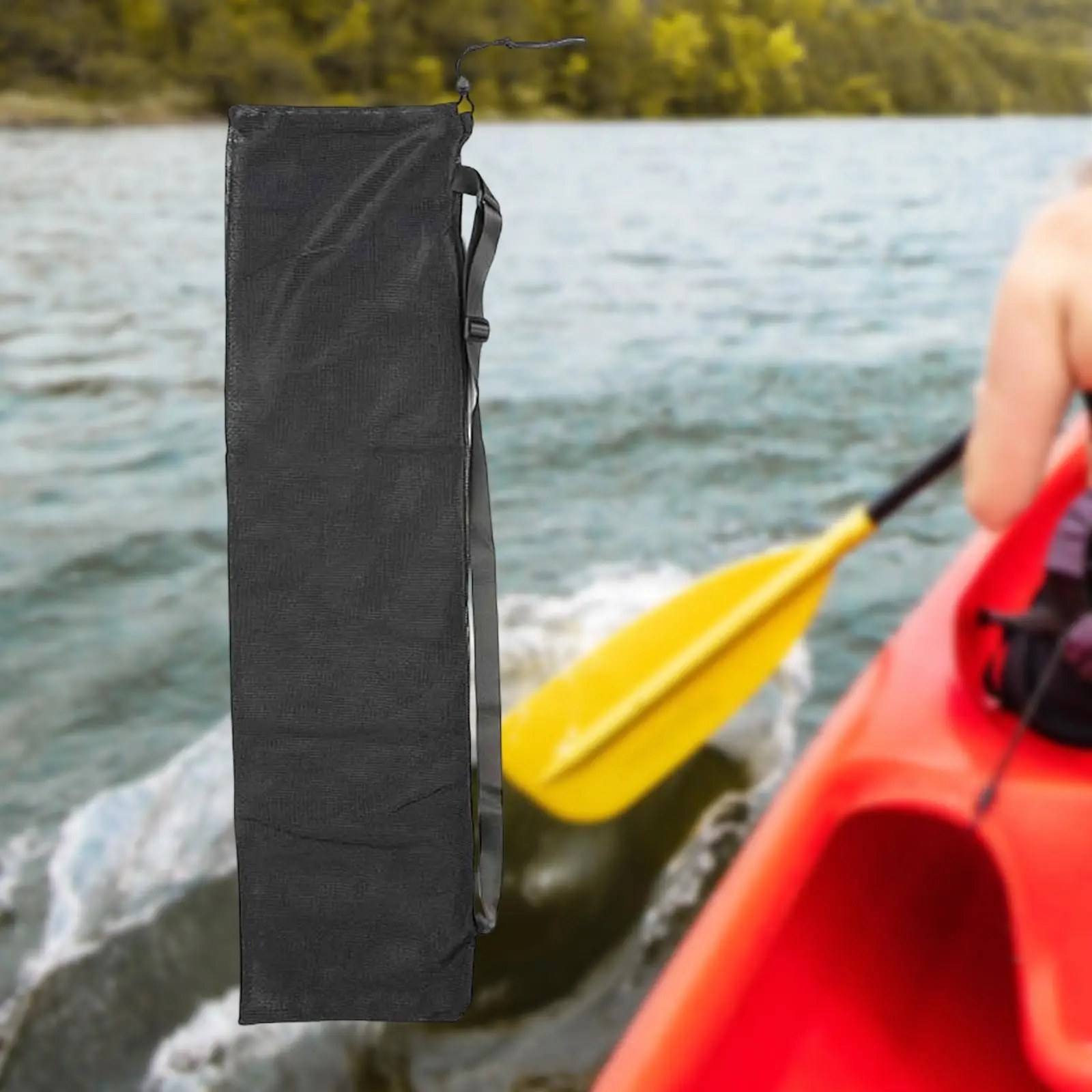 Portable Kayak Paddle Bag Quick Dry Bag Adjustable Shoulder Strap Paddle Cover Case Canoe Pouch Paddle Storage Bag