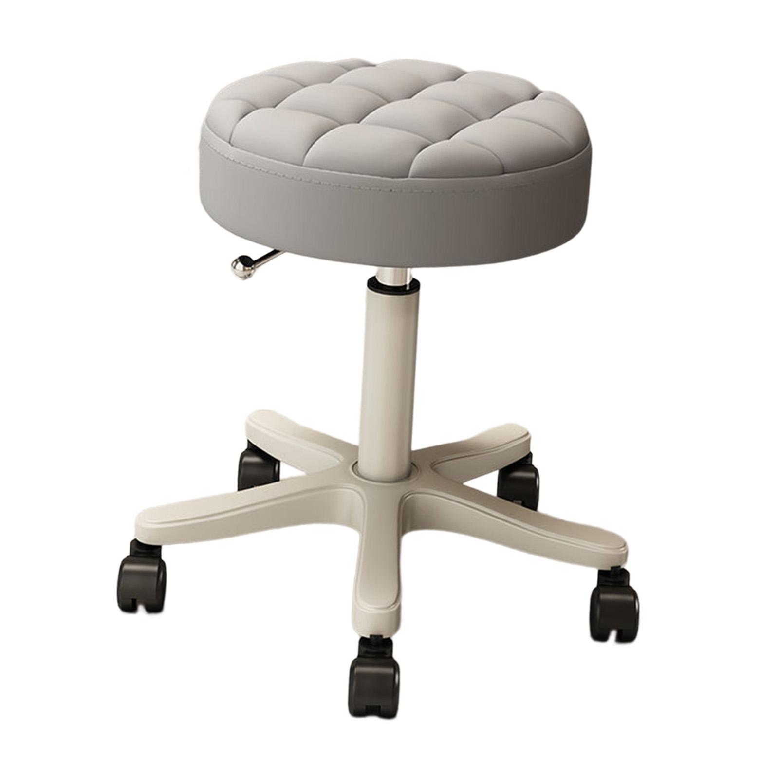 Work Massage Chair Round Rolling Stool for Coffee Shops, Barbershop,