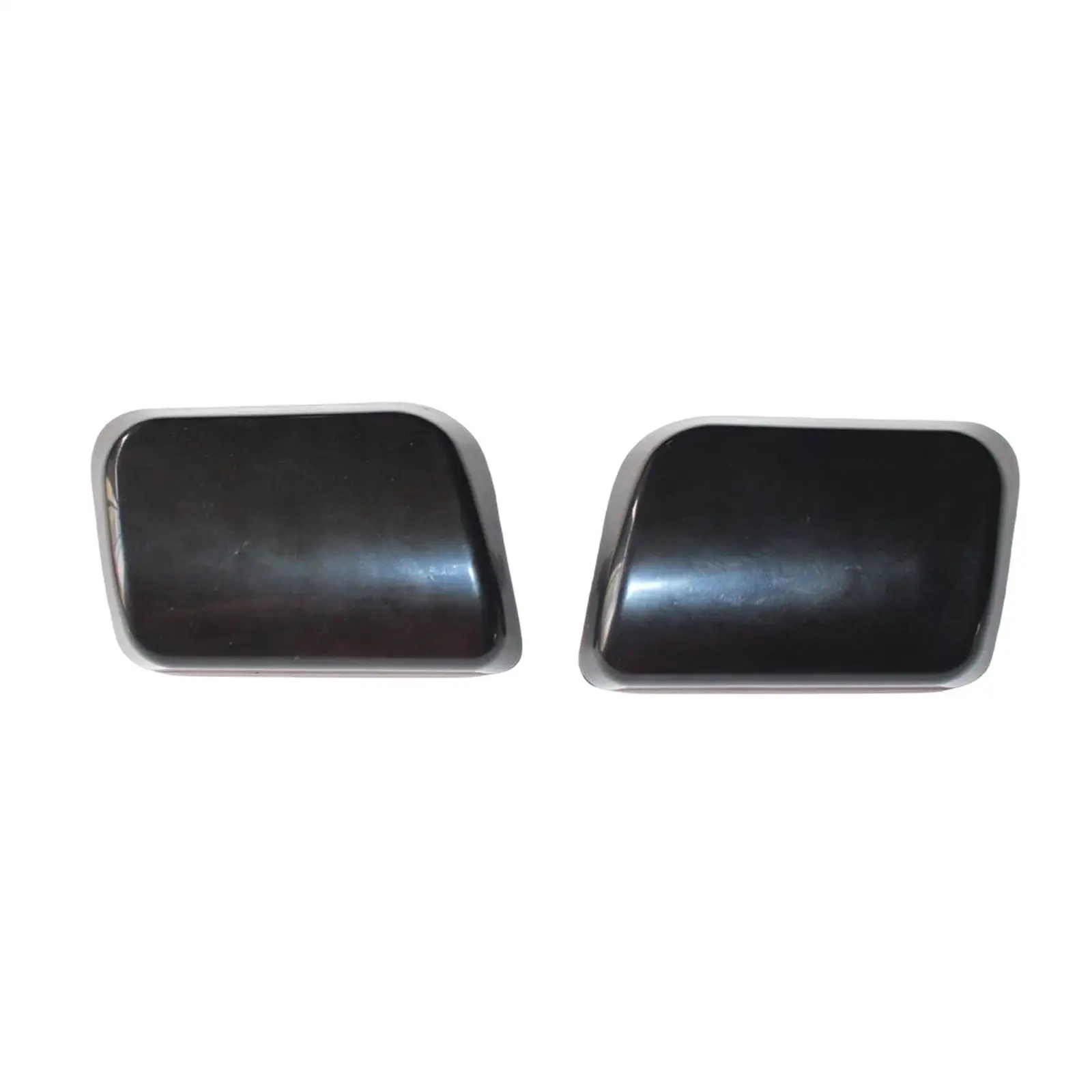 2Pcs Headlight Washer Covers, Vehicle Parts Accessories Plastic Headlamp Spray Cover for Volvo XC90 03-06 30698208 30698209