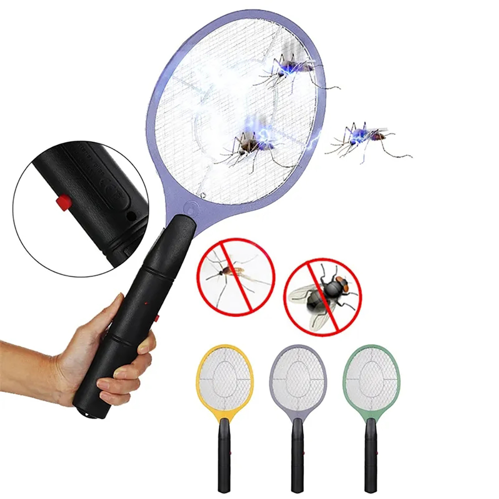 Title 2, Electric Fly Insect Bug Zapper Bat Handheld Ins...