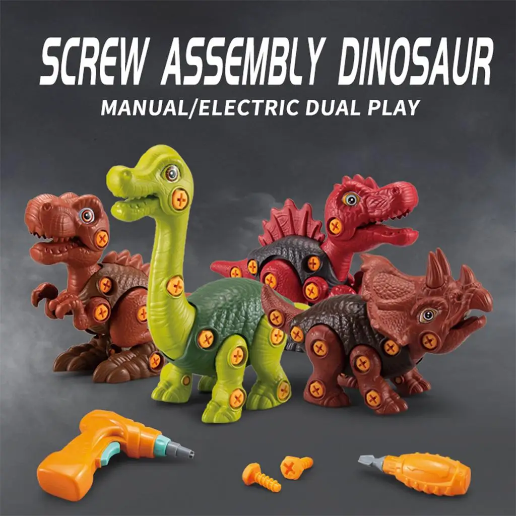 Fun  Dinosaur Toys Construction Building Toys for Kids Children