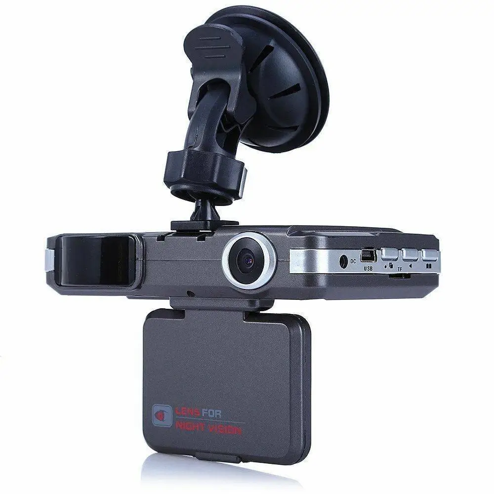 Dash Cam 1080P HD Dual Camera Cars Mount Video Record  with Radar Speed Tester