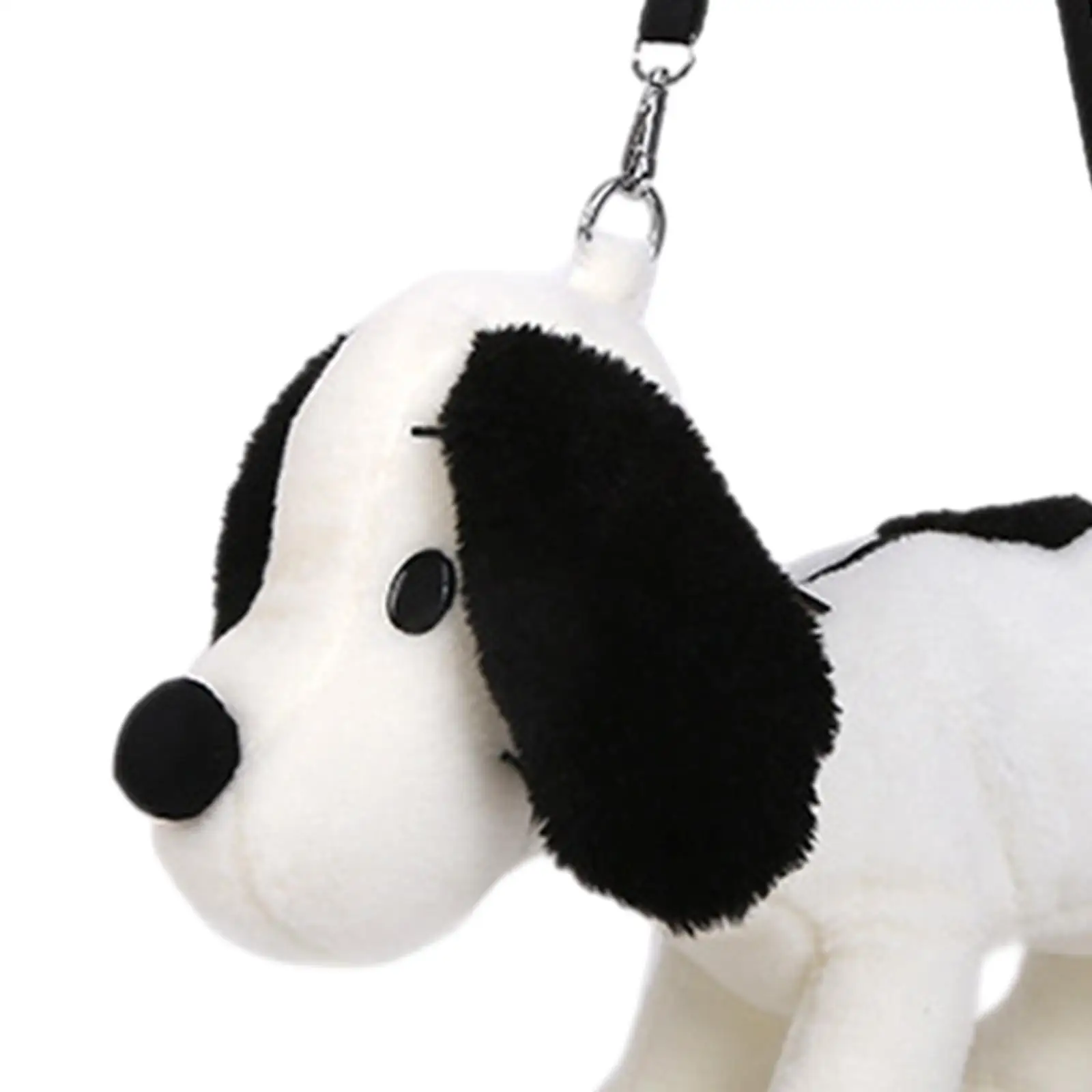 Dog Crossbody Bag Zipper Cute Wallet Novelty Puppy Bag Casual Handbag Lightweight Plush Bag for Dating Vacation Outdoor Party