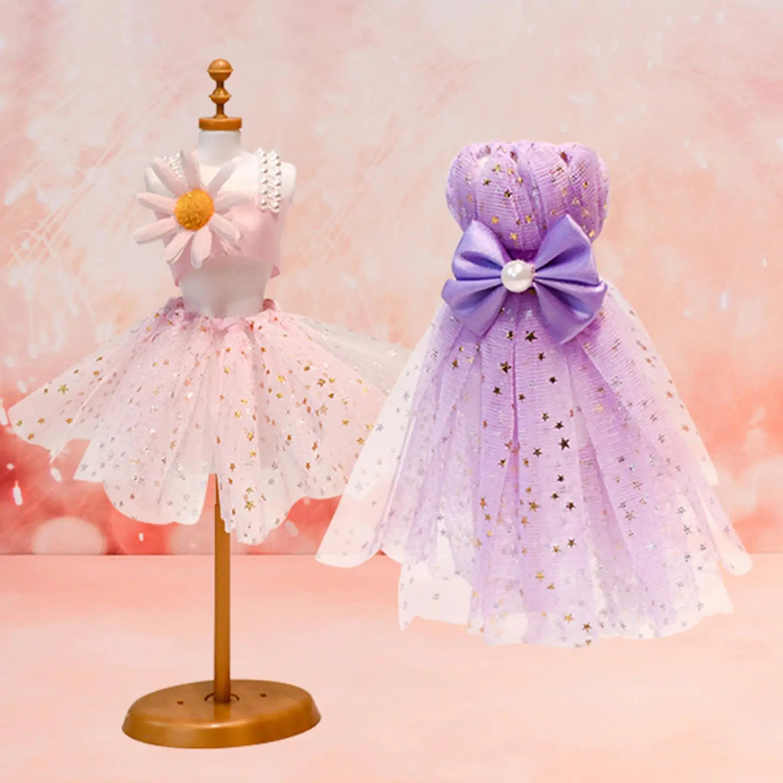 Fashion Designer for Kids with Reusable Mannequins, Fabric and Accessories Doll Clothes Dress DIY Kids` Sewing Kits for Children
