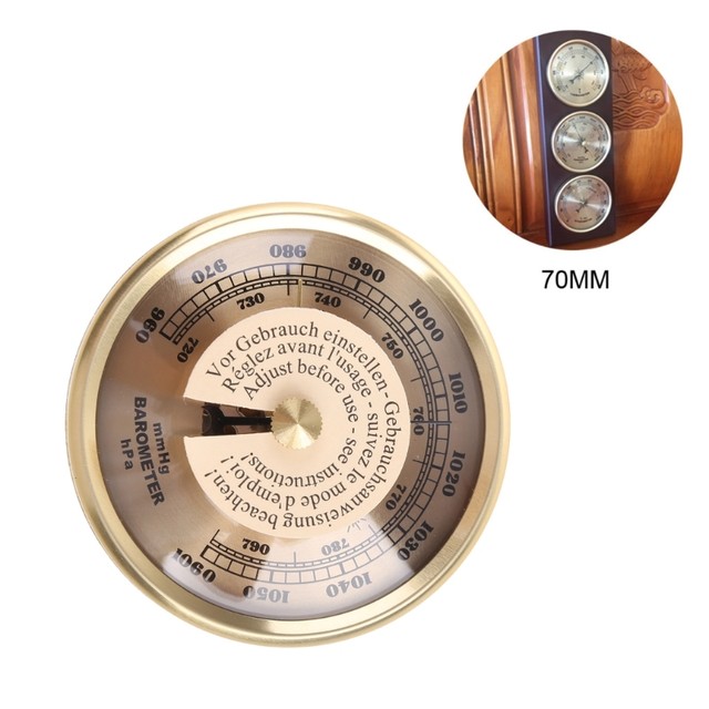 Household In-door Wall Mounted Barometer mmHg/hPa Pressure Gauge Tool  Monitor 