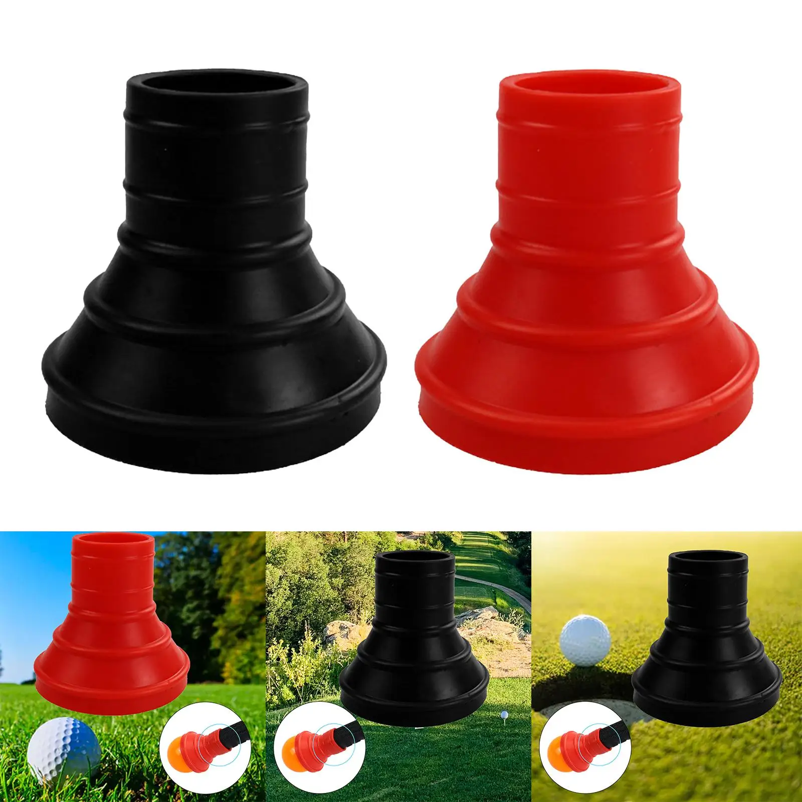 Park Golf Ball Pick up Durable Professional Rubber Grabber Saver Retriever  for Putter Grip Park Golf Accessory Golfer