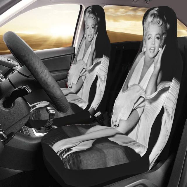 Marilyn Monroe shops Car Seat Covers Set Hollywood Star Birthday Gifts