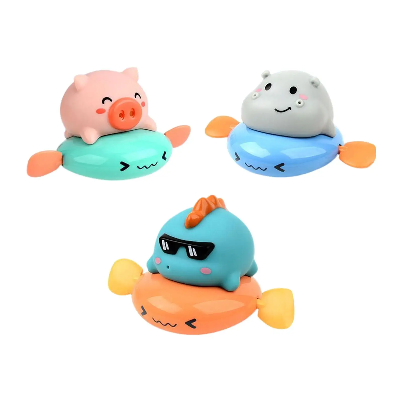 3Pcs Kids Bath Water Toy Bathtub Game for Preschool Girls Birthday Gifts