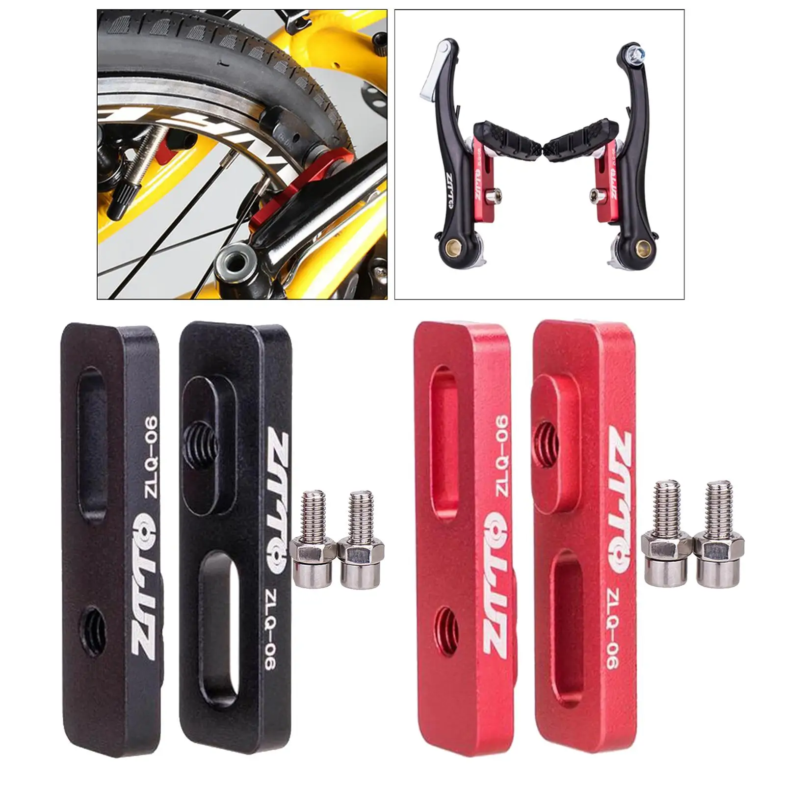 Bike V Brake Extension 406 To 451 Seat Converter Adapter Set with Fixed Nuts