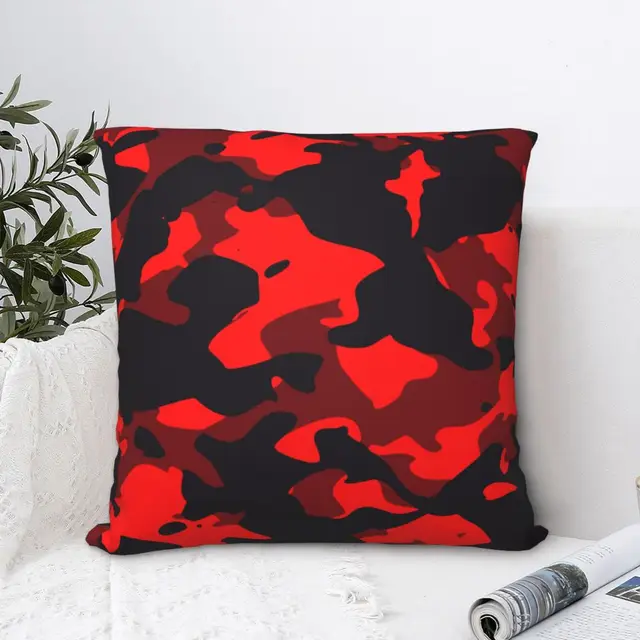 Black Red Bape Camo Pillow Case Army Camouflage Dakimakura