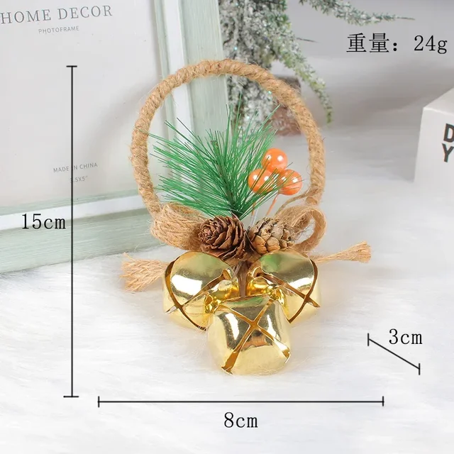 Christmas Bells Cake Topper Accessories Diy Bow Bells Christmas Tree Decorations  Ornaments Christmas Gift Box Packaging - Temu Austria