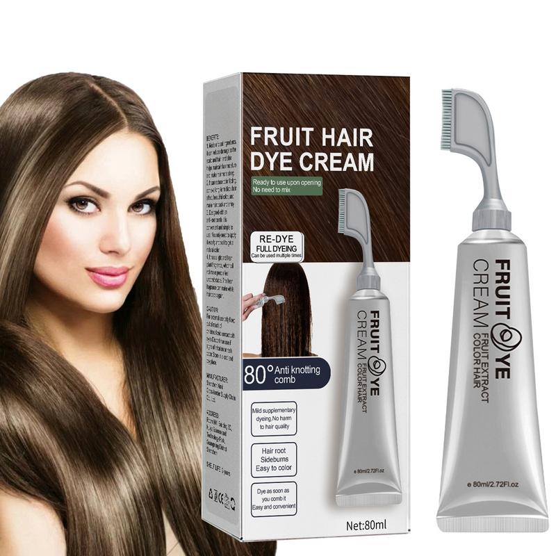 Best of Fruit Hair Dye Cream Plant Extract Hair Dye Essence With Comb Hair Dye Shampoo Botanical Bubble Hair Dye Non-Damaging Hair Color Reviews & Tips