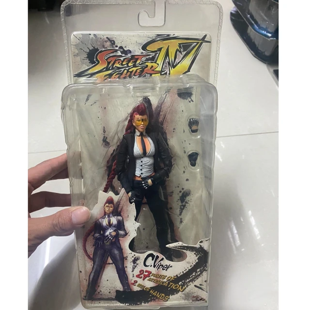 最新STREET FIGHTER C. Viper ACTION FIGURE ストリートファイター4 クリムゾン ヴァイパー アクションフィギュア ストリートファイター