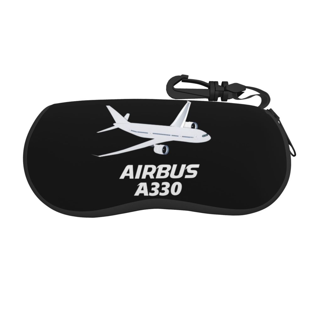 Custom Born To Fly Captain Stripes Sunglasses Soft Case Neoprene Zipper Pilot Air Fighter Shell Eyeglass Case Protective Box