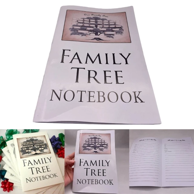 Family Tree Record Book 32 Pages Wide Lined, Family History Notebook Record  Book - AliExpress