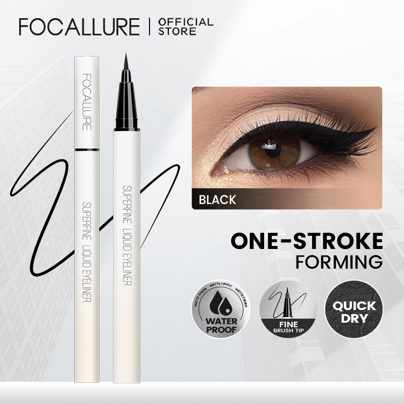 Best of FOCALLURE Waterproof Long-lasting Black Liquid Eyeliner Ultra-thin Quick-Dry Smooth Eye Liner Pencil Eyes Makeup Cosmetics Tools Reviews & Tips