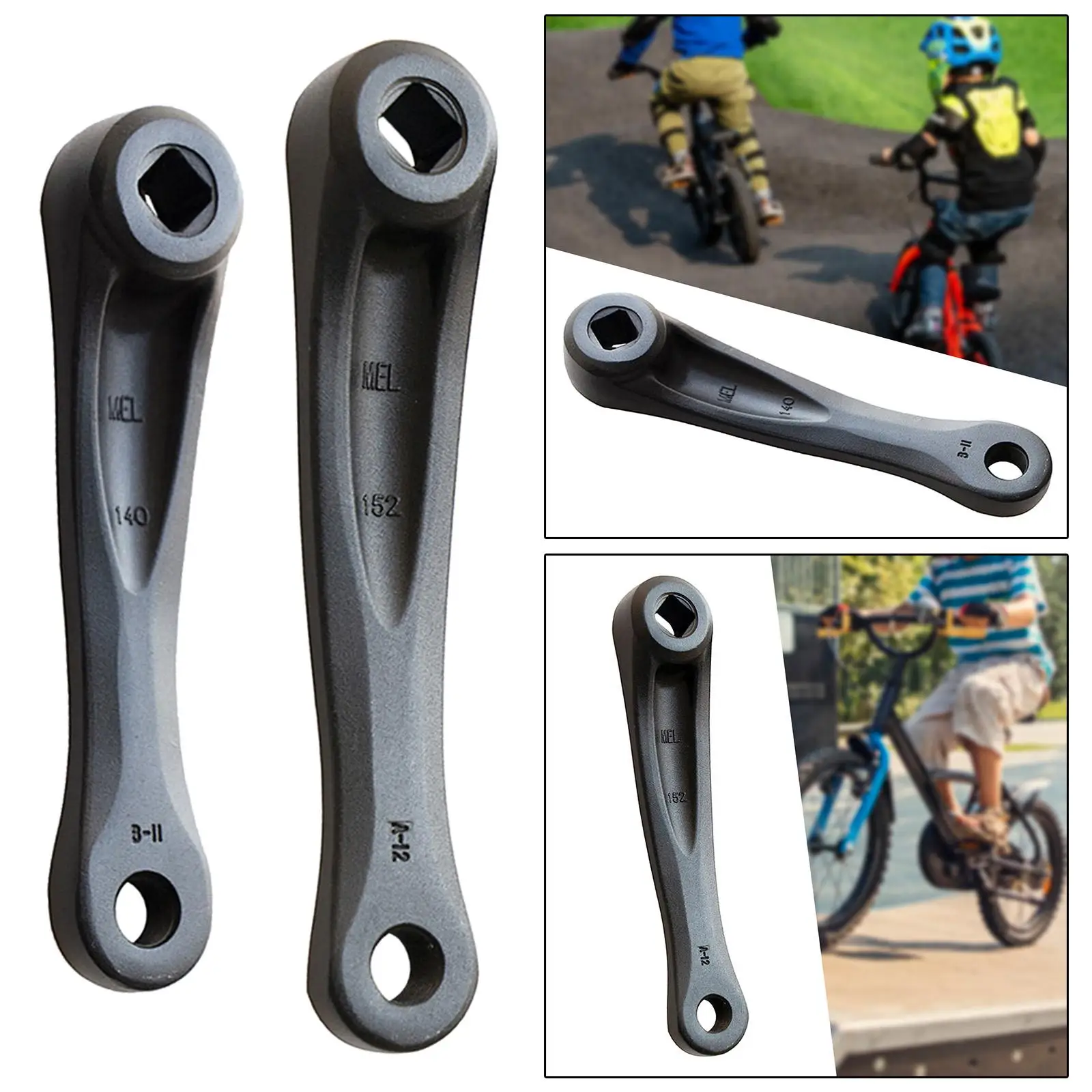 Kids Bike Crank Arm Sturdy Aluminum Alloy Crank Leg Repair Part Accessories