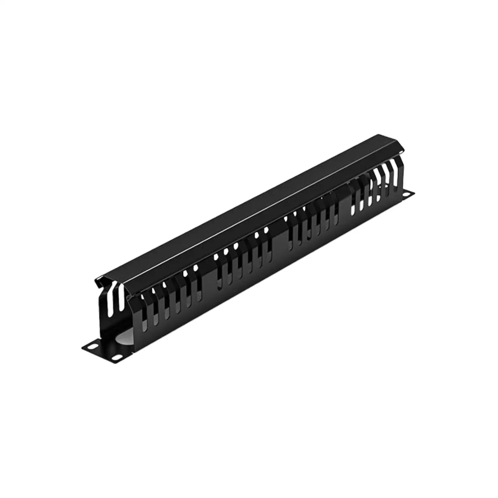 Cable Server Rack under Desk Tray Support Cord Manager Panel Wire Organizer Offices 24 Slot Wire Organizers for 1U 19 inch