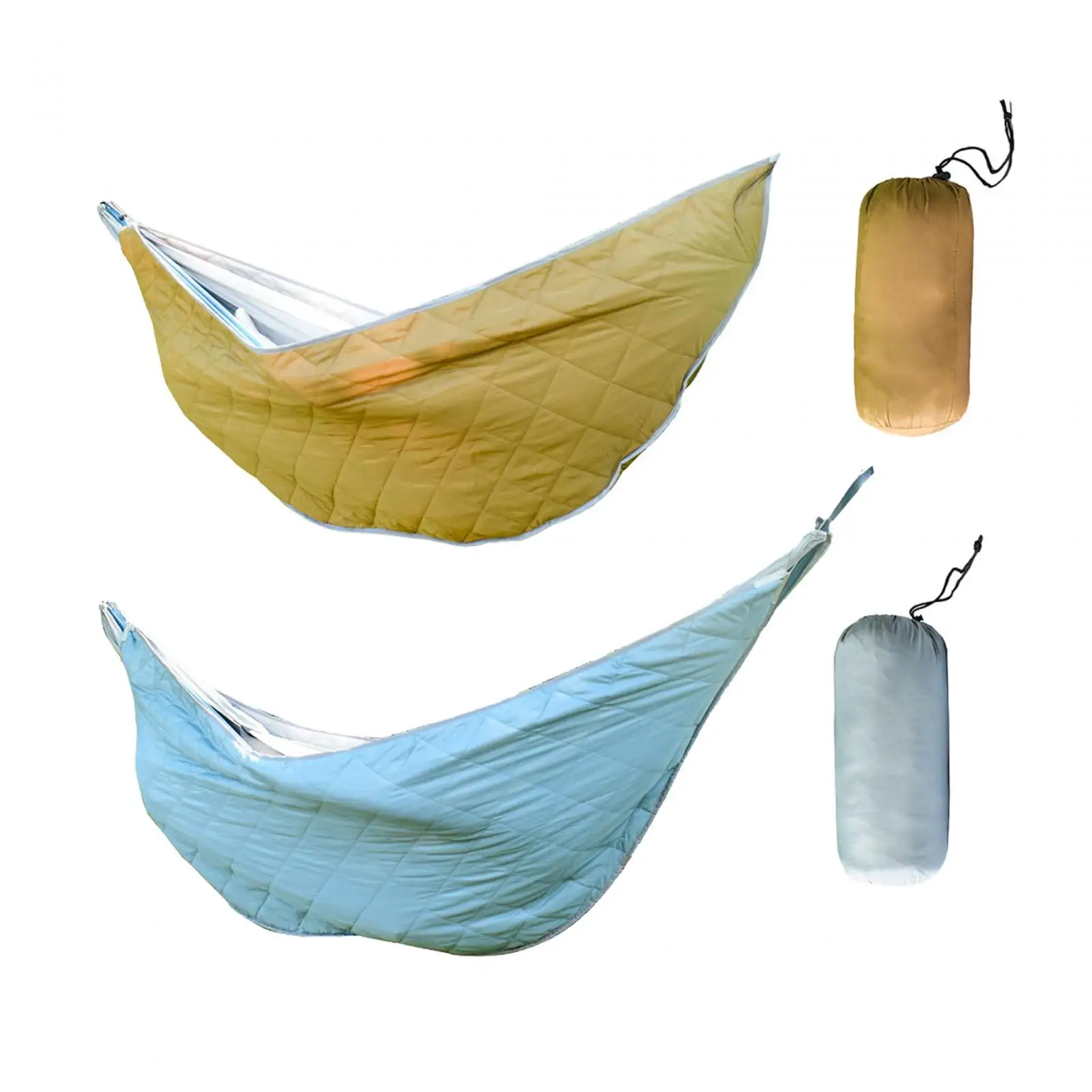 Camping Hammock Ultralight Insulation Cover Breathable Autumn and Winter Warm Hammock for Garden Hiking Backyard Travel Trekking