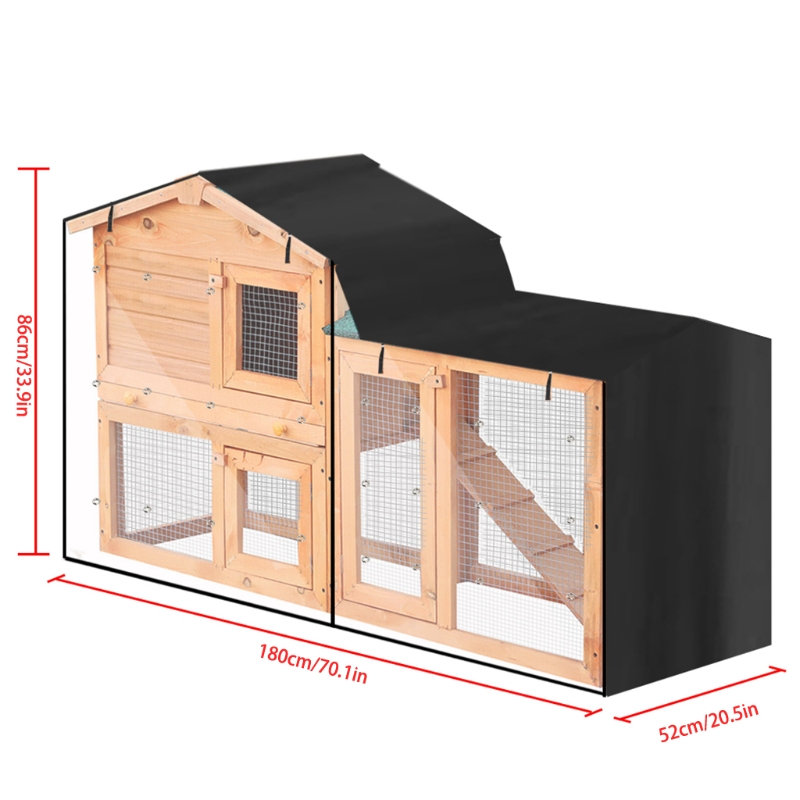 Title 6, Rabbit Hutch Cover Dust Proof Moisture Resistan...