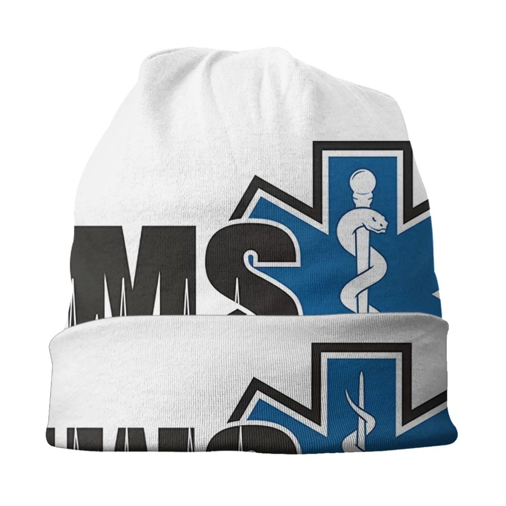 Star of Life Krankenwagen Medical Emt Herzschlag Logo Mütze Mütze Motorhaube Femme Strick mützen Hip Hop Outdoor Schädel Mützen Mützen – Detail 9