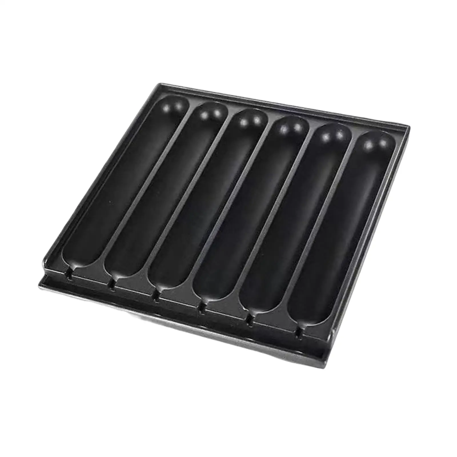 Sausage Grilling Pan Corn maker, 6 Cavity, Aluminum Alloy Hot maker Grill Pan for Cooking, Kitchen
