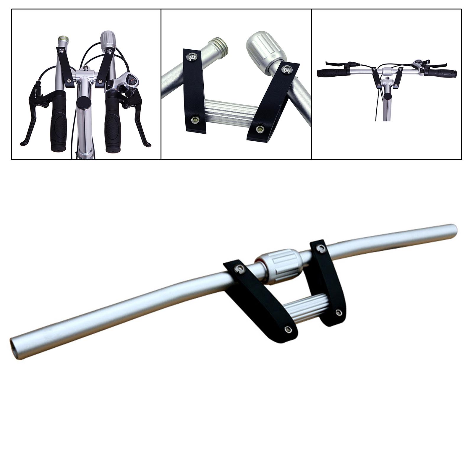 Folding Handlebar Straight Handle Quick Release Cycling Equiment Aluminum Alloy 22.2mm/25.4mm Bike Handlebar for Mountain Bikes