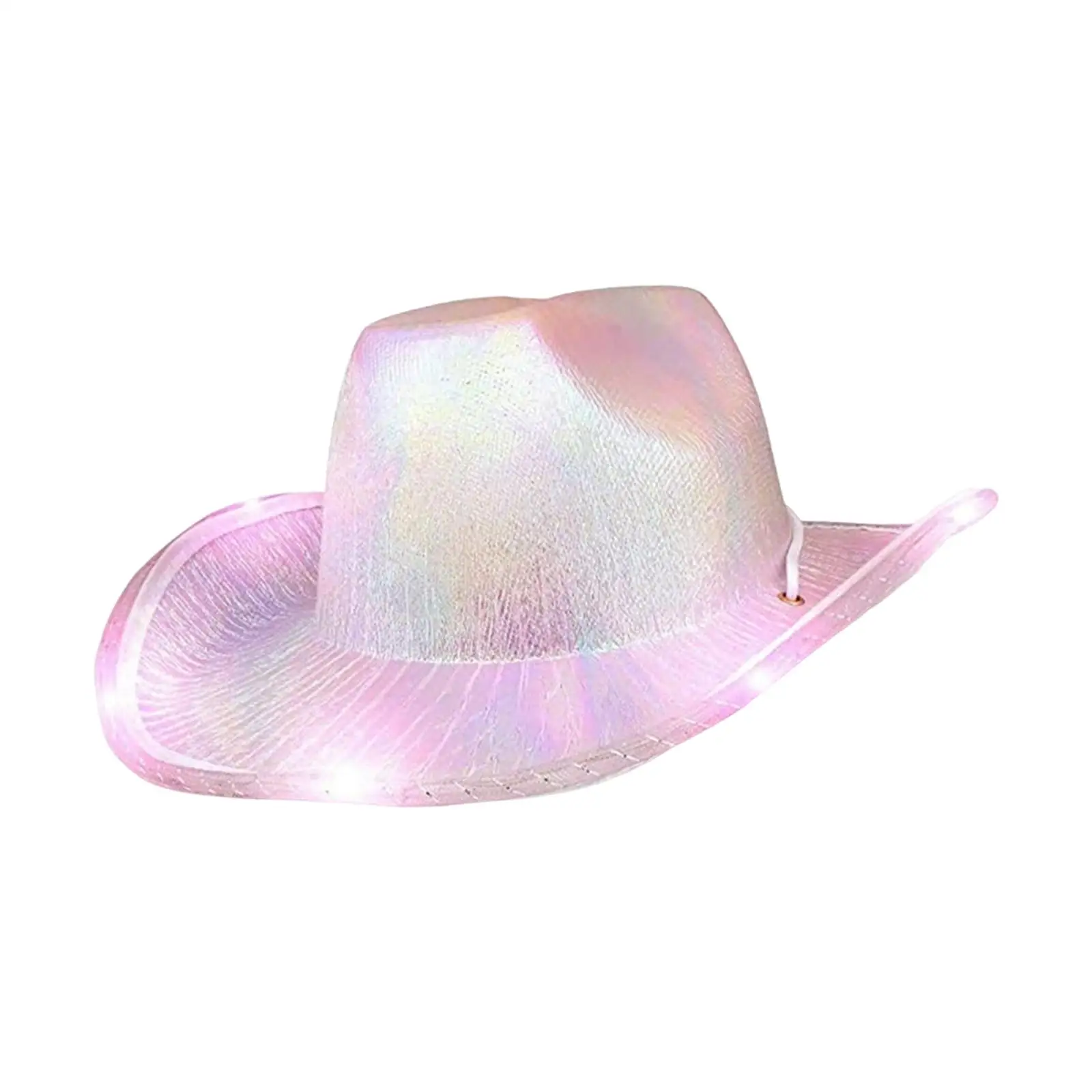 Western Cowgirl Hat Fashion Lightweight Novelty  Hat for Halloween Dress up Costume Accessories Party Indoor Outdoor