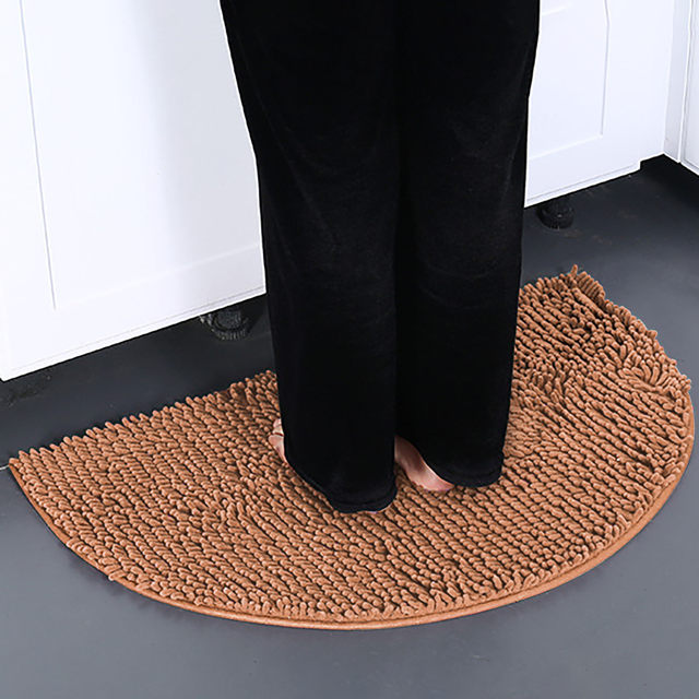 40X60/60X90cm Soft Carpet Slip-resistant Bathing Room Rug Floor Door Mat  Dirt Barrier Semi Circle Floor Door Cushion Mat Rug - AliExpress