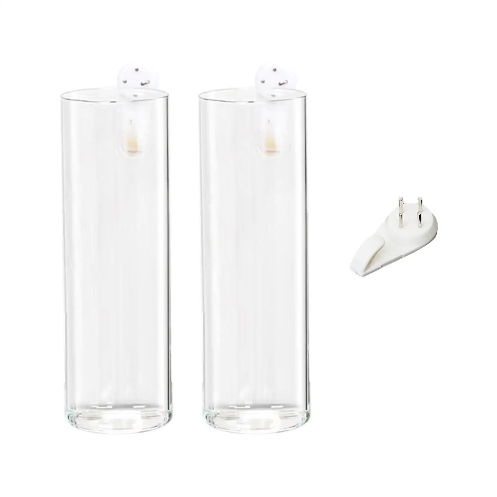2Pcs Glass Propagation Stations Glass Planters Cylinder Shape Test Tube Vase