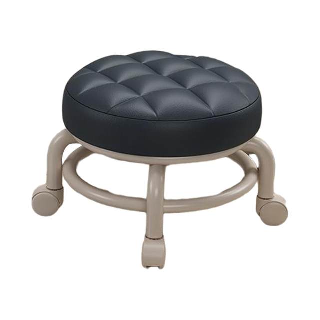 Low Roller Seat Stool Round Sturdy Heavy Duty Small Low Height