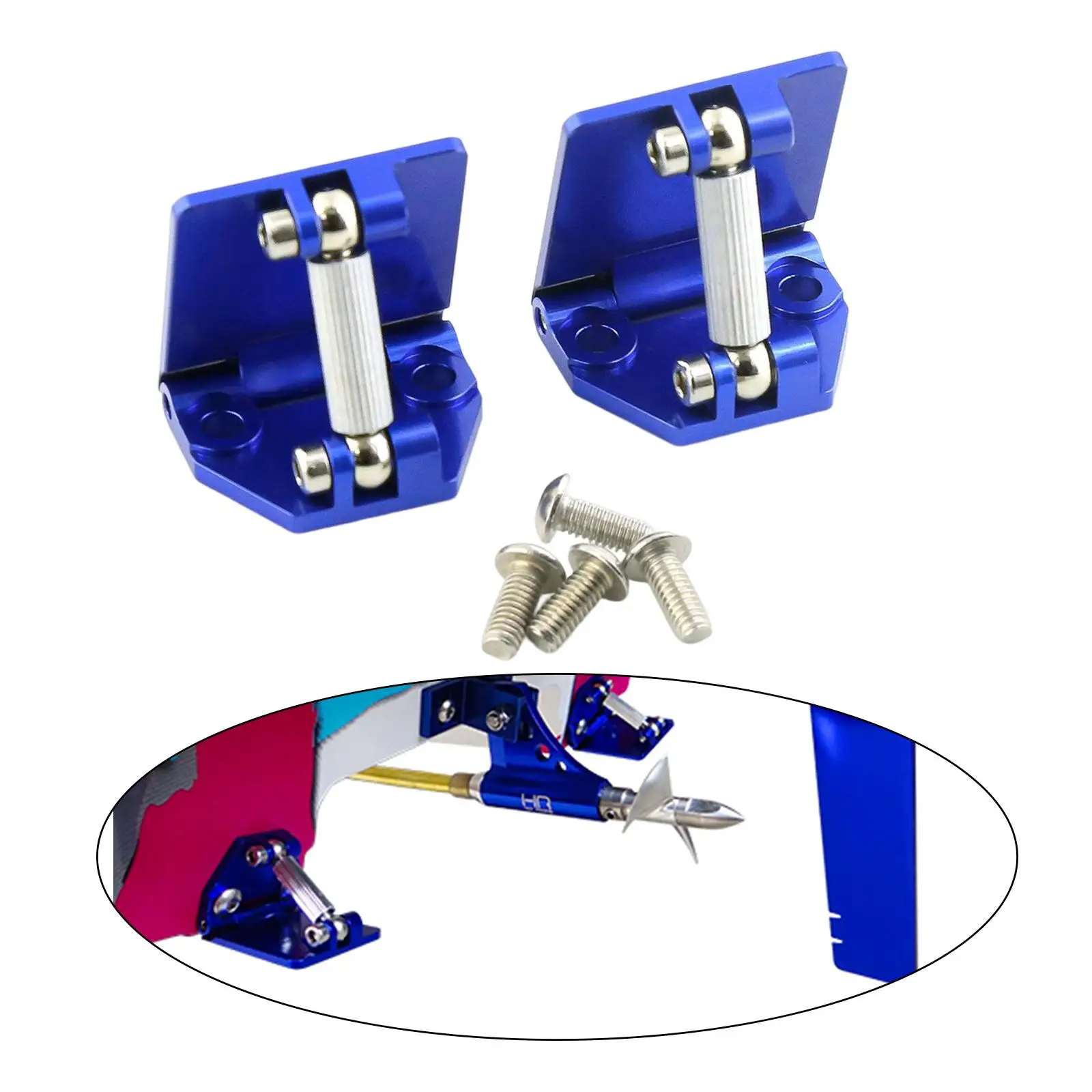 Adjustable , Sturdy Construction, Proper Hull Planing, Durable Blue, Portable Replacement Parts for 1/10 Dcb M41 Boats