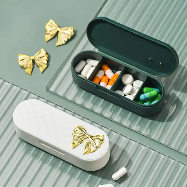 Pill Box Storage Pastillero Medicine Box Weekly Tablet Holder Pills  Organizer Case Pillendoosje Pillbox Drug Travel Boxes - AliExpress