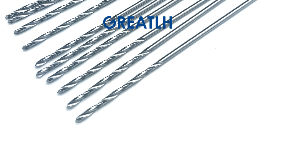 17pcs/set Stainless Steel Drill Bits Orthopedics Surgery Tool 0.8mm-4.8mm Autoclavable Drill Bits veterinary Pet 115mm Long