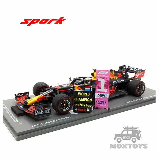 Spark 1:18 F1 2021 RB Honda RB16B No33 Winner Abu Dhabi With No.1 