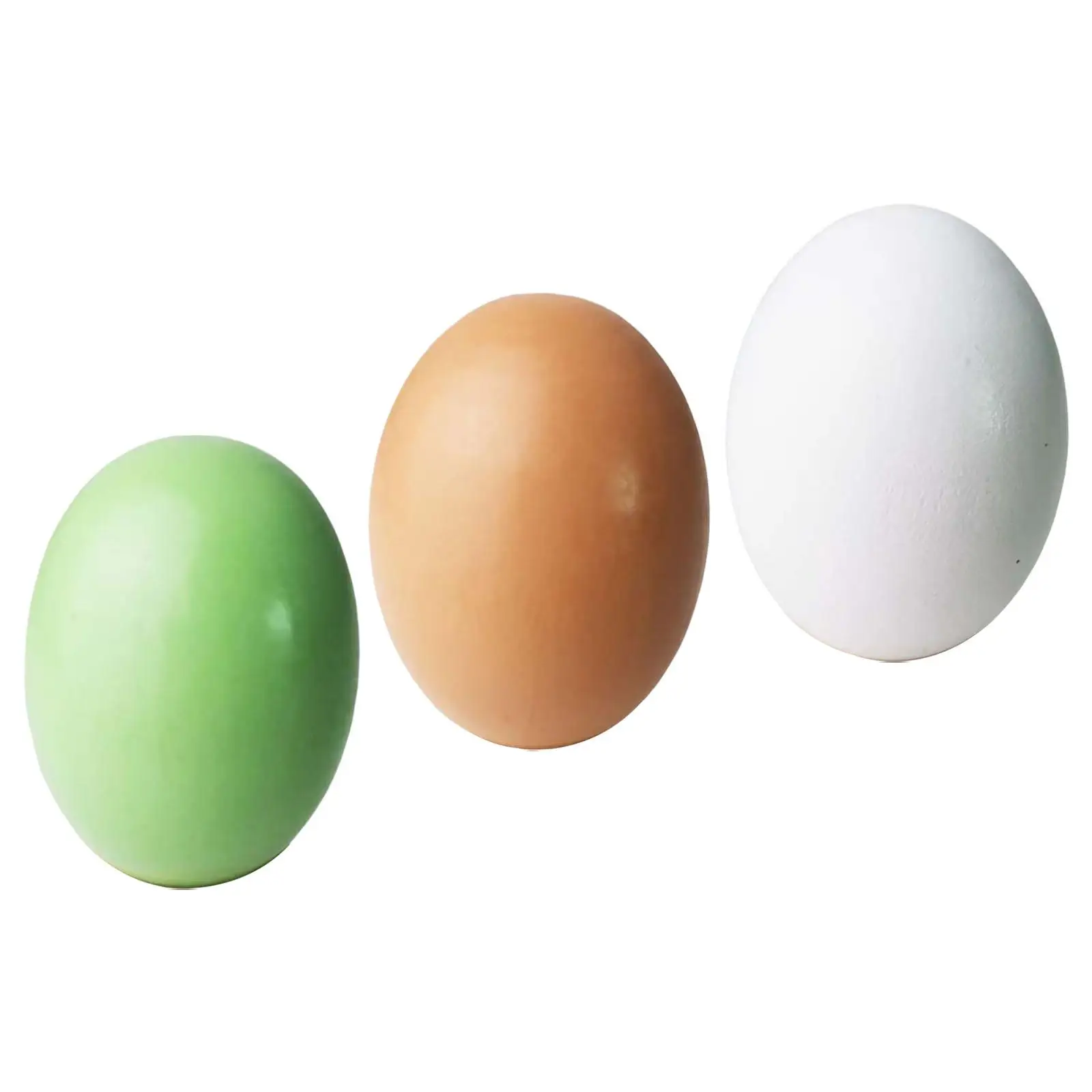 3Pcs Wooden Simulation Eggs Decoration Educational Toy Gifts Multipurpose Model