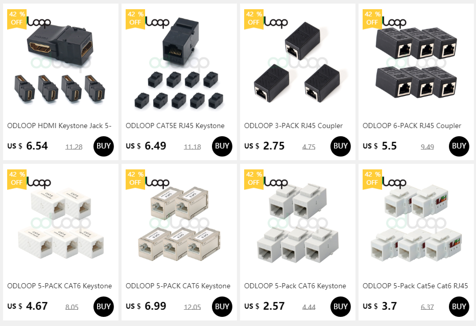 odloop fibra keystone jack snap encaixe duplex lc upc apc conector adaptador jack óptico