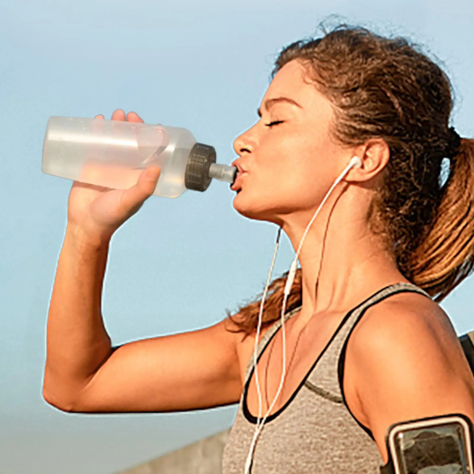 Sports Water Bottle Lightweight BPA  Cup Drinking  Gym