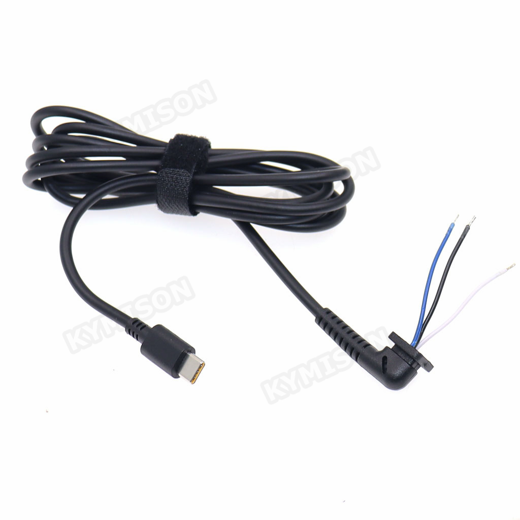 USB Typ C Ladekabel DC Jack Stecker Power Adapter Kabel Für Lenovo Laptop 45w 65w Adapter USB C Power Stecker Kabel 1,8m – Detail 5