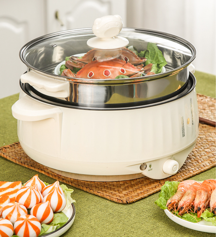 Description Picture 2 of item26CM Electric Multicooker Non-stick 1-5 People Rice Cooker Single/Double Layer Household Rice Cookers Hot Pot Foy Home Dormitory