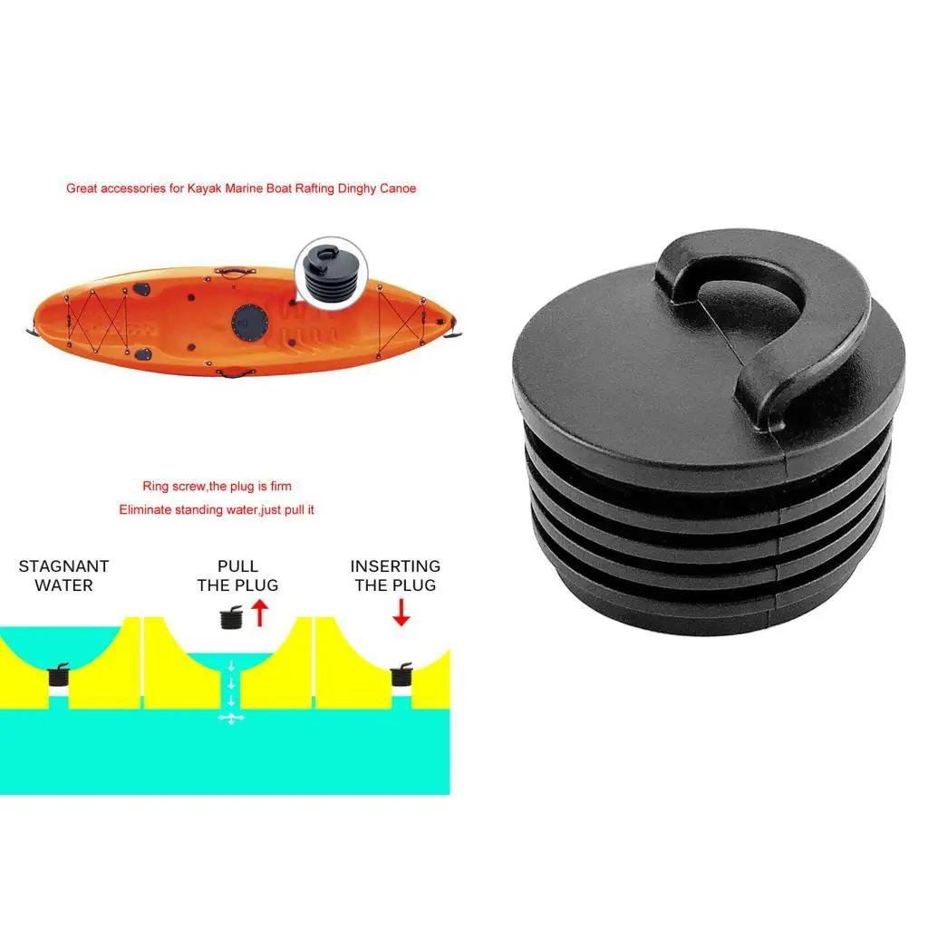 43mm Kayak Scupper Plugs, Canoe Boat Scupper Stopper Plugs Bungs for Kayak Canoe Boat Drain Holes
