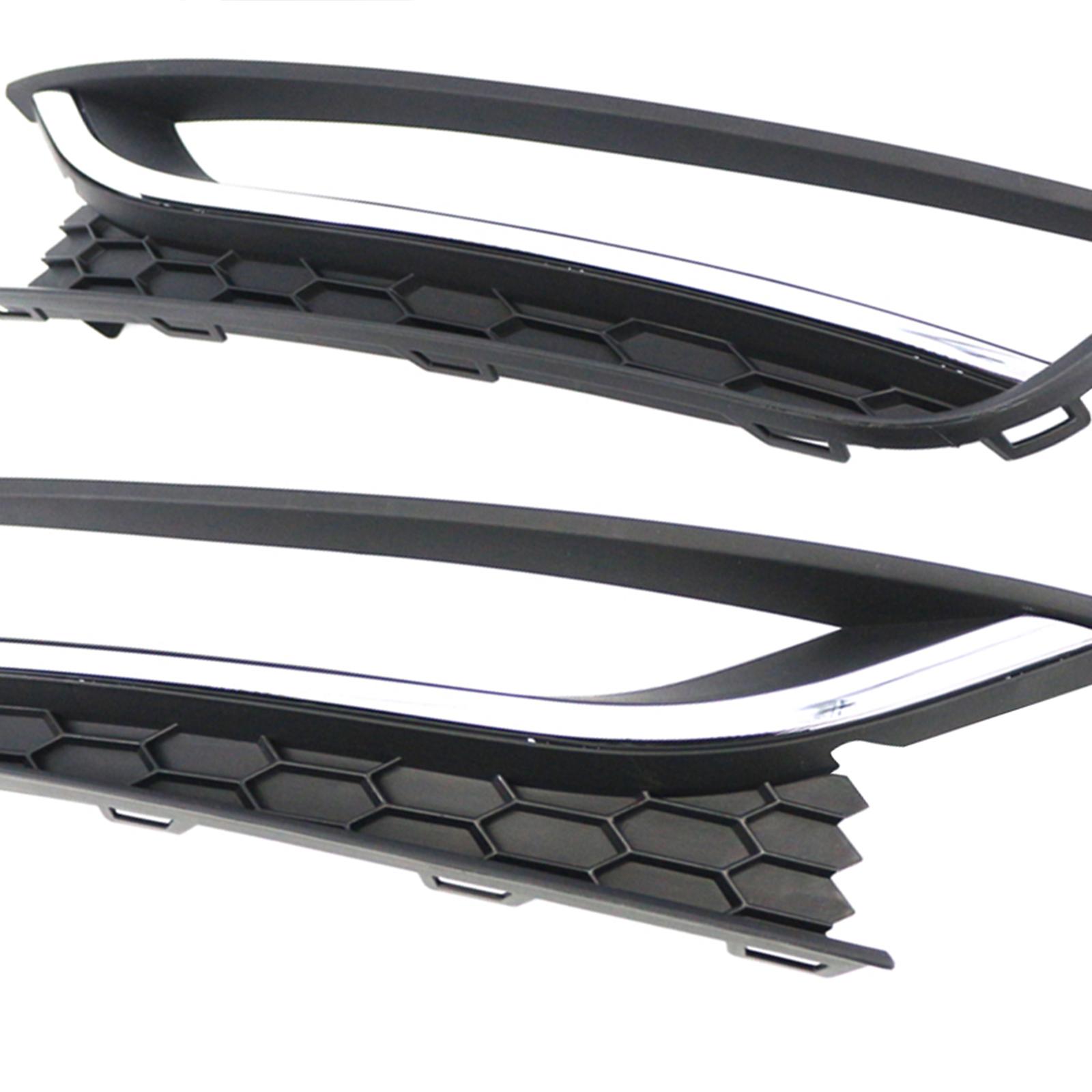 Fog Light Grille Covers 561853665A 561853666A for Volkswagen Passat 2012 to 2015