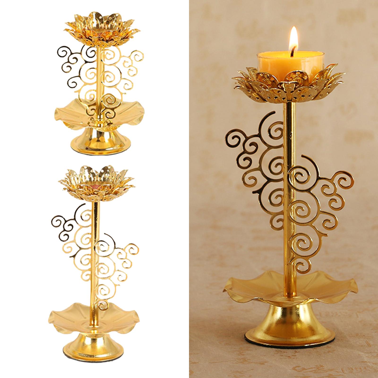 Ghee Lamp Holder Candle Holder Butter Oil Lamp Candlestick Tibetan Religious Activities